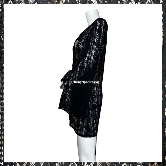 PilyQ Swimwear Midnight Ariana Lace Tunic XS/S $144 - Picture 9 of 16